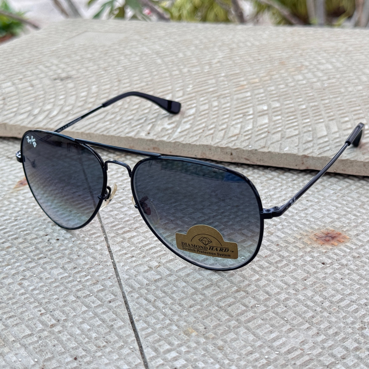 Rayban – 3035 – 62 – Black Blue – Metal – Sunglasses – Unisex - Premium