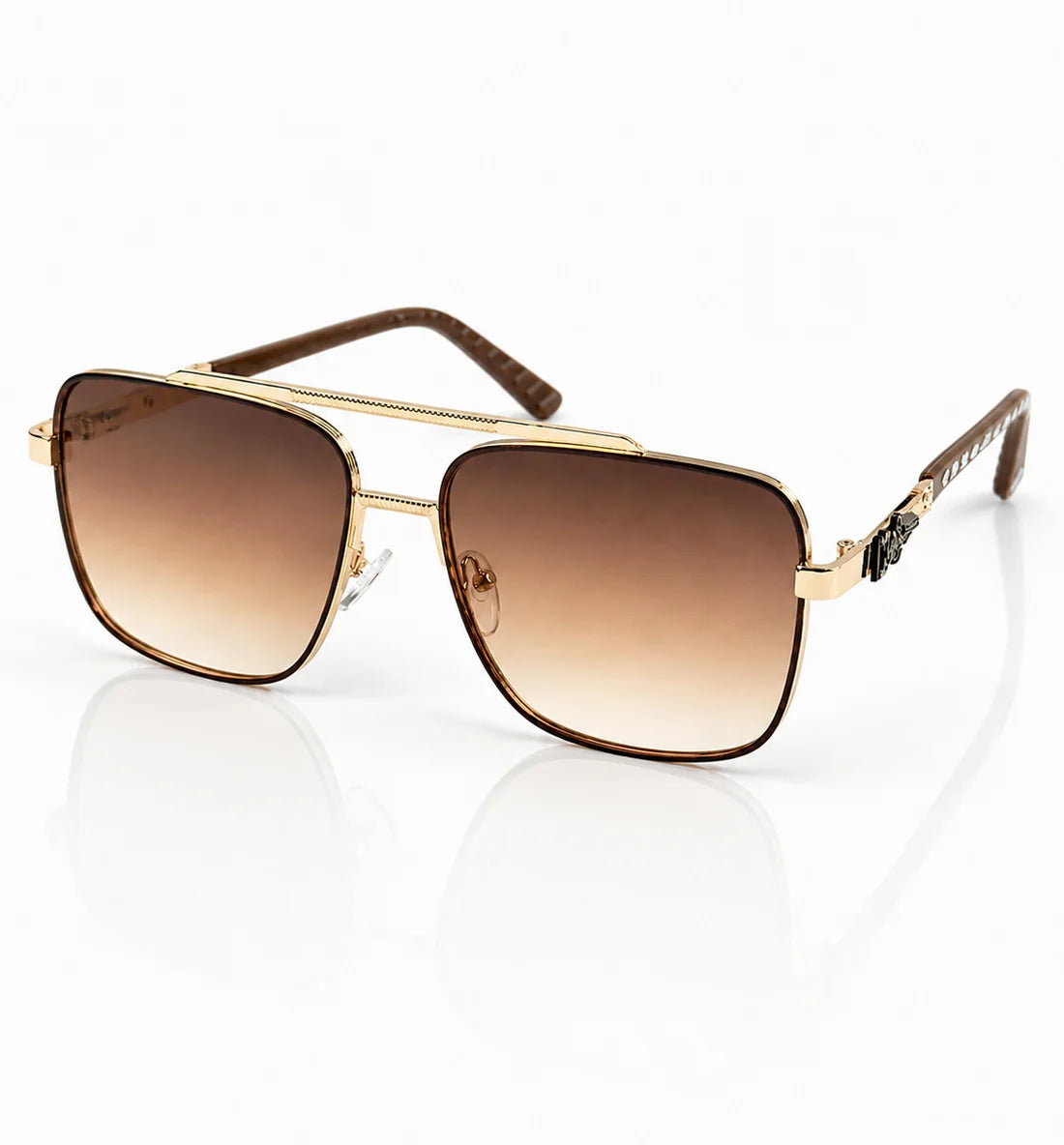 Cartier – 5036 - 52 – Golden Brown – Metal - Sunglasses – Unisex
