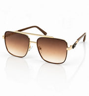 Cartier – 5036 - 52 – Golden Brown – Metal - Sunglasses – Unisex