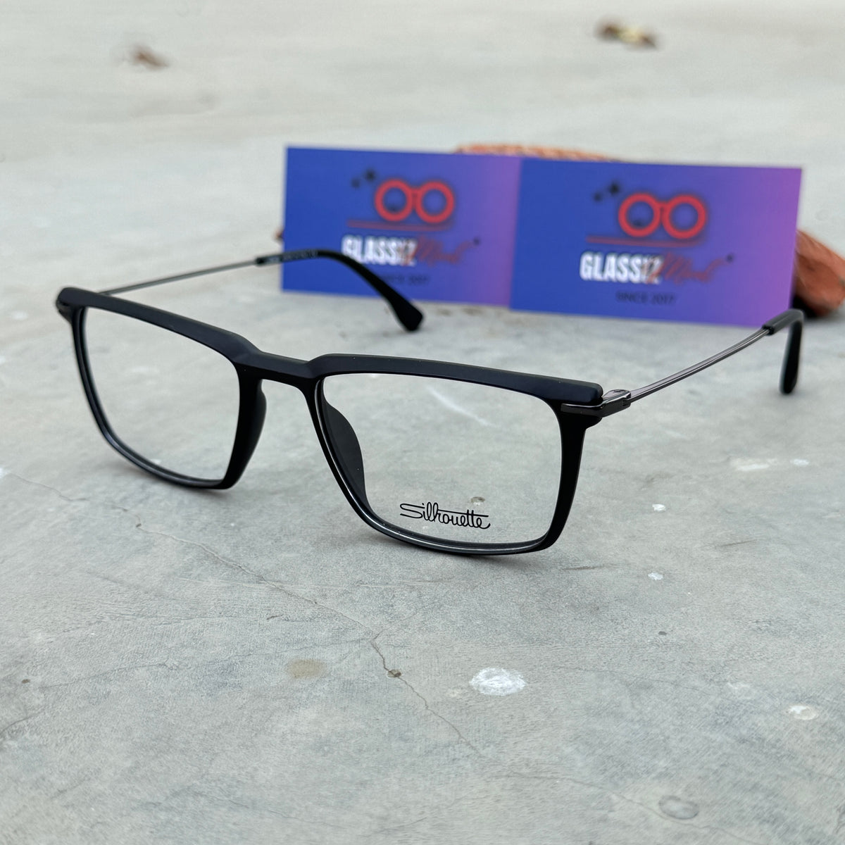 Sillouette – 7838 – 53 – Black –  Acetate - Optics – Unisex - Premium