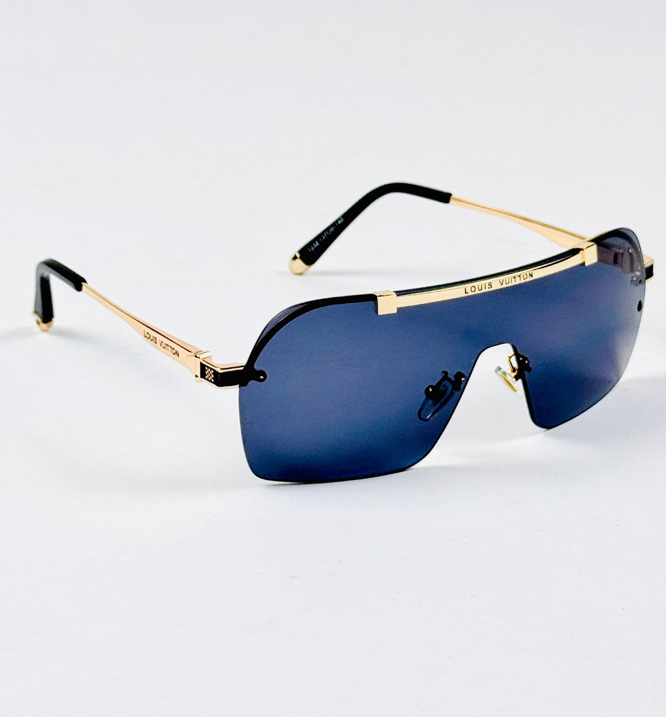 Louis Vuitton – 1232 - 137 – Golden Black - Metal - Sunglasses – Unisex