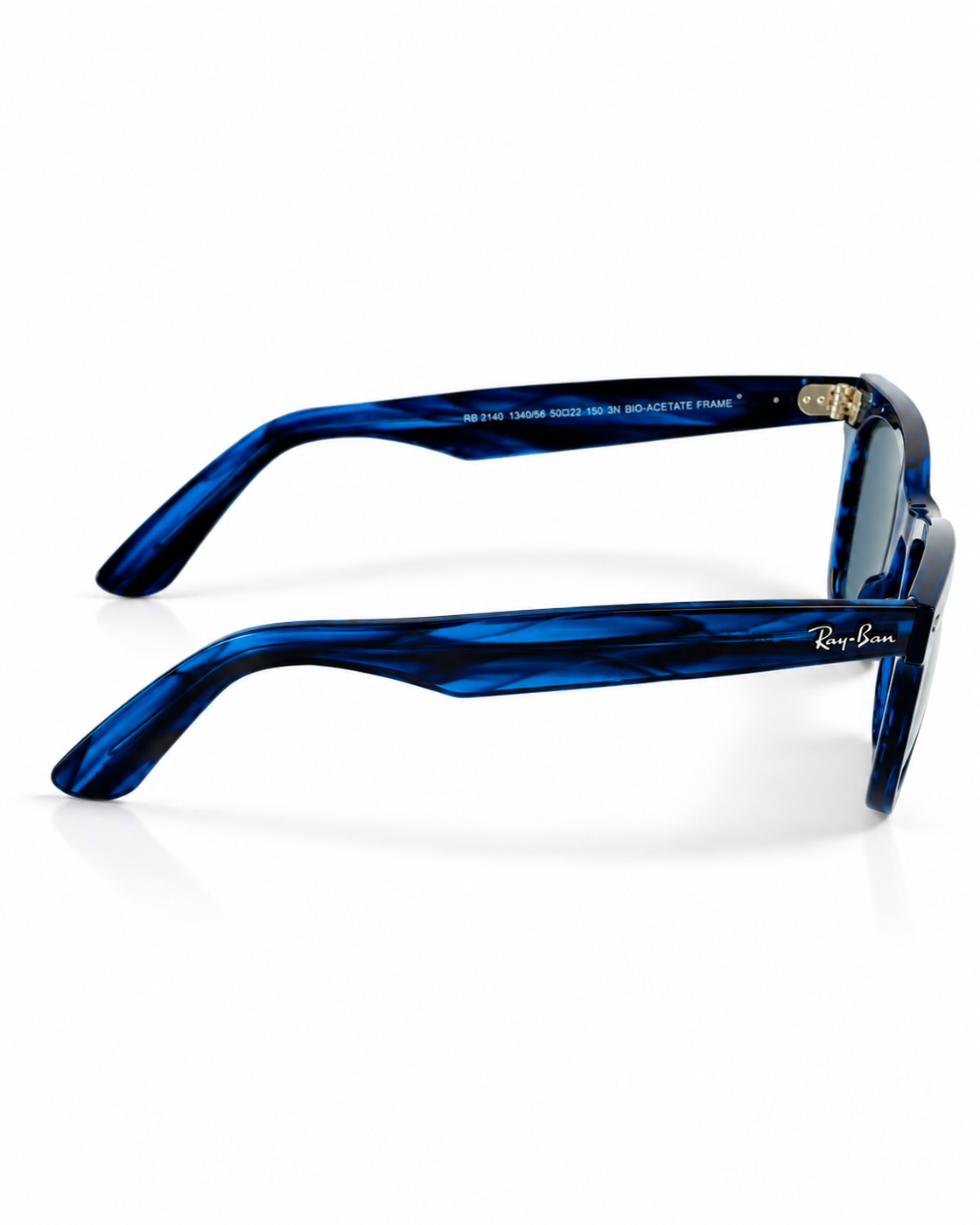 RayBan – 2140 – 50 – Blue Textured –  Acetate- Sunglasses – Unisex - Premium