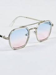 Ferragamo – 19344 – 55 – Transparent Multi – Metal – Sunglasses – Unisex