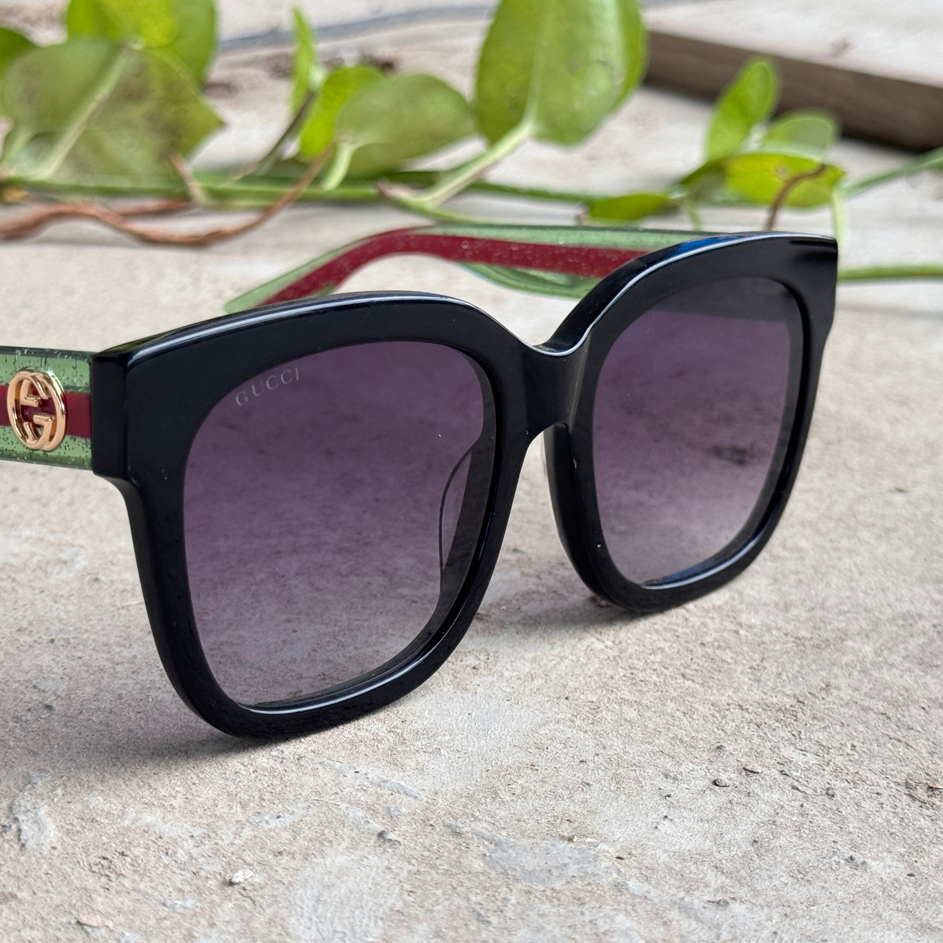 Gucci – 1338 - 50 – Black Gradient - Acetate - Sunglasses – Ladies - Premium