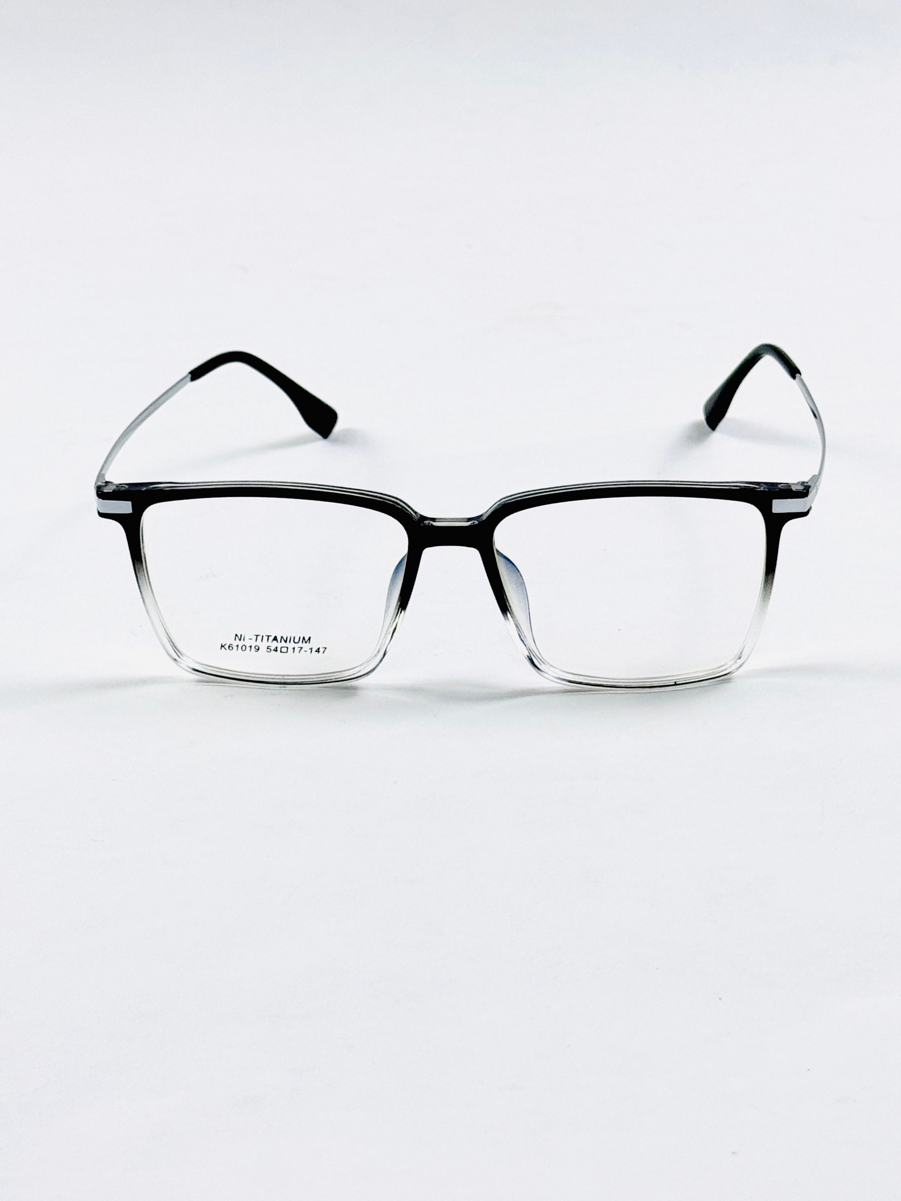 Tr – 61019 - 54 - Silver Black Gradient – Acetate - Metal – Optics - Unisex