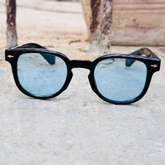 Moscot – 6502 – 53 - Black Blue – Acetate  – Sunglasses - Unisex