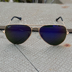 Rayban – 3035 – 62 – Golden Mercury – Metal – Sunglasses – Unisex - Premium