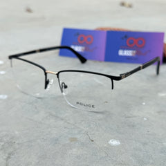 Police – 514 – 56 – Golden Black –  Metal - Optics – Unisex - Premiumm