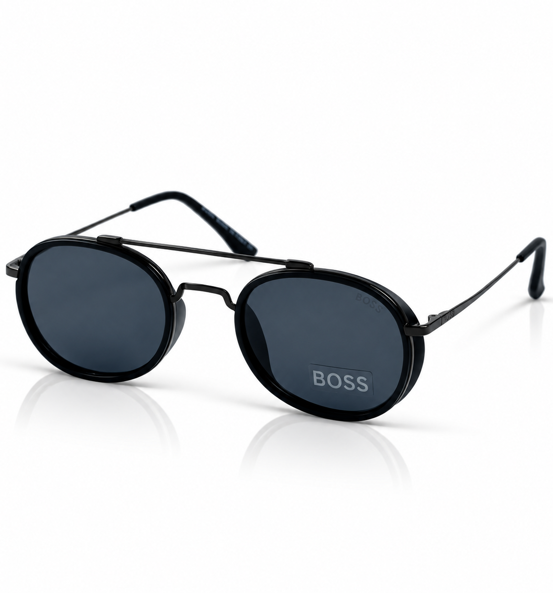 Boss – P8604 – 48 – Black – Metal – Sunglasses – Unisex