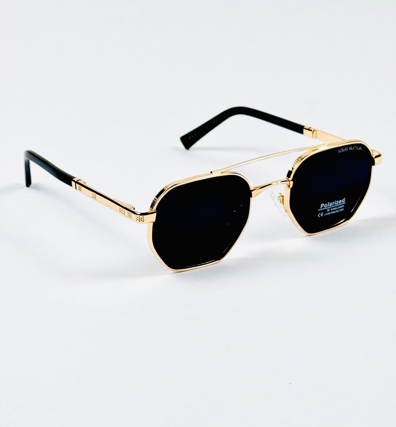 Louis Vuitton – 1417 – 50 – Golden Black – Metal – Sunglasses – Unisex