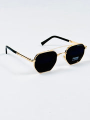 Louis Vuitton – 1417 – 50 – Golden Black – Metal – Sunglasses – Unisex