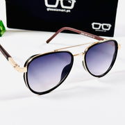 Hugo Boss – 9302 – 58 – Golden Black Gradient – Metal – Sunglasses – Unisex