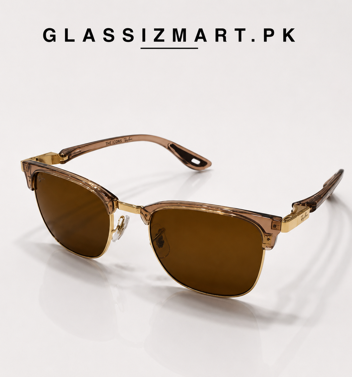 Rayban – 8396 - 53 – Mustard – Acetate - Metal – Sunglasses