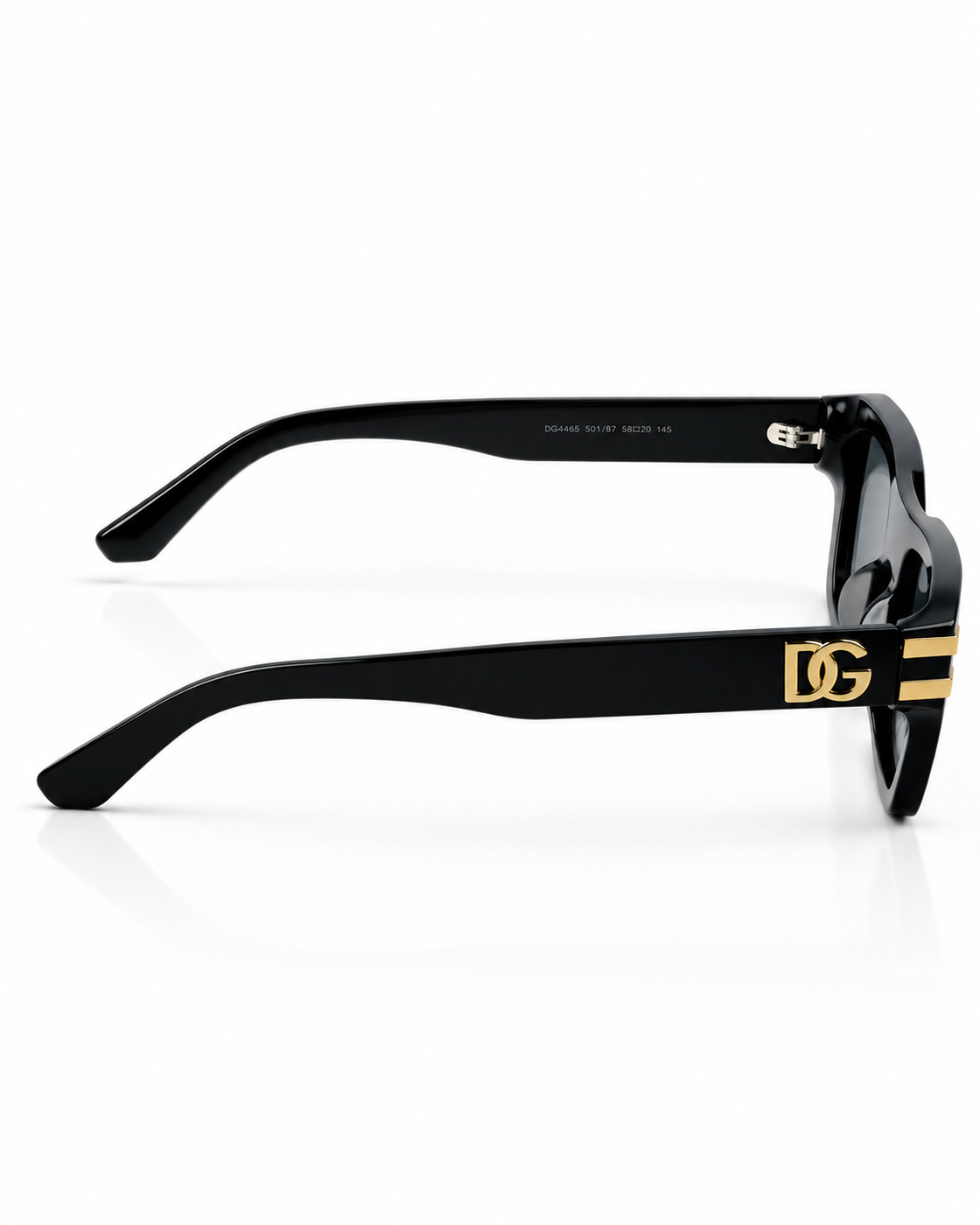 Dolce & Gabbana – 4496 - 54 – Black – Acetate - Sunglasses – Unisex - Premium