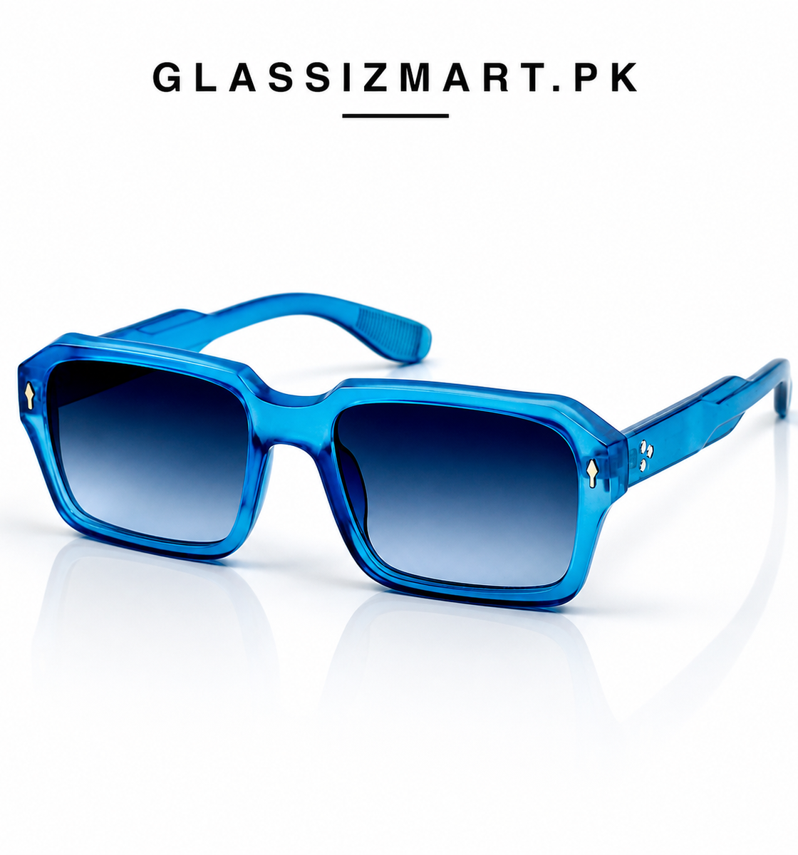 Moscot – 86346 – 55 - Blue – Acetate  – Sunglasses - Unisex