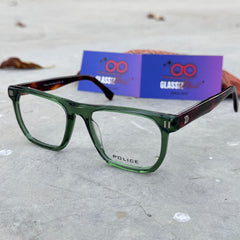 Police – 2501 – 54 – Green Tortoise - Acetate - Optics – Unisex - Premium