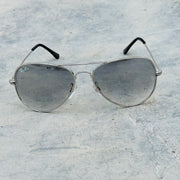 Rayban – 3026 – 62 – Silver – Metal – Sunglasses – Unisex