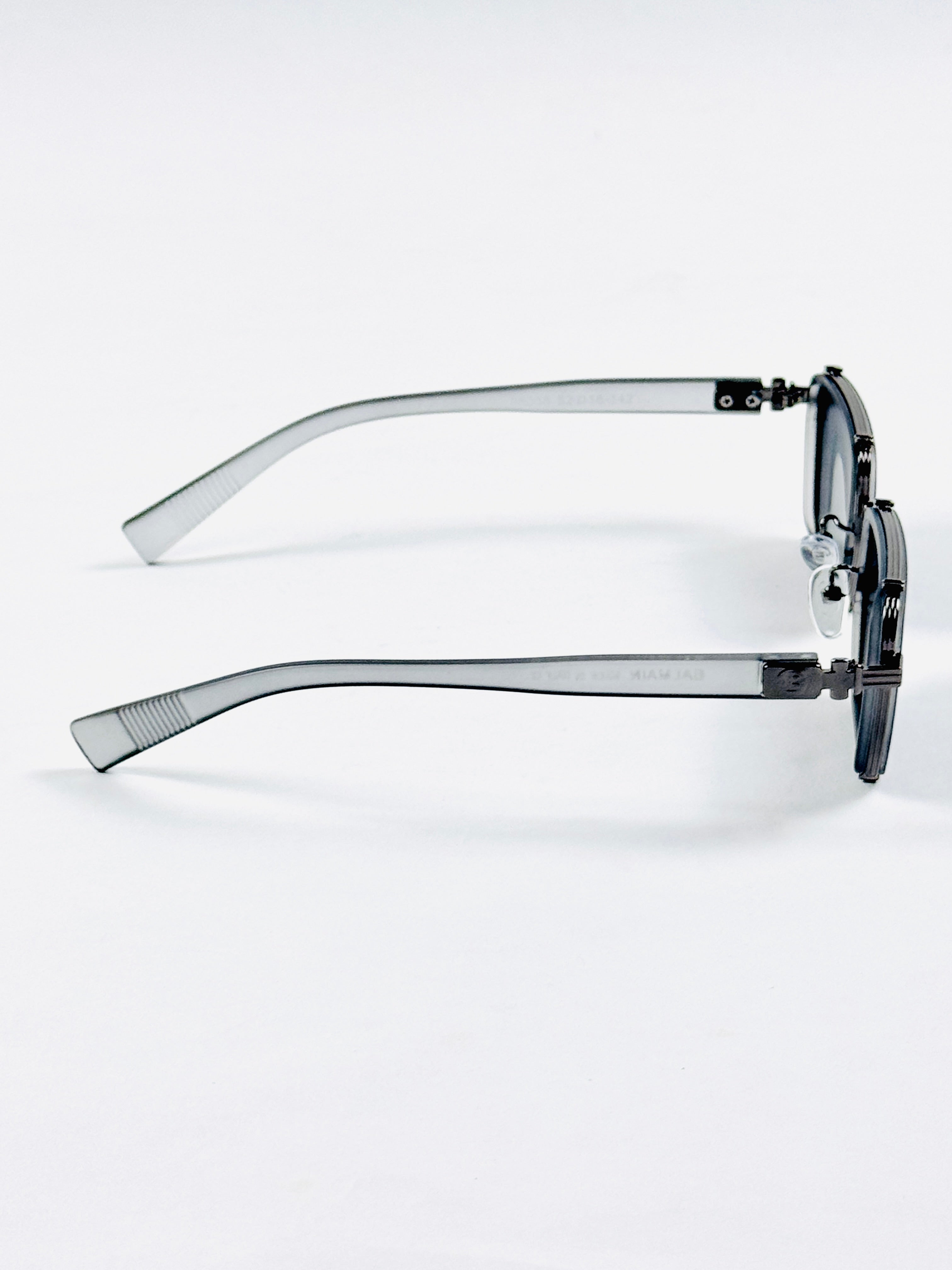 Balmain – 98038 - 52 - Grey Black – Metal – Sunglasses - Unisex