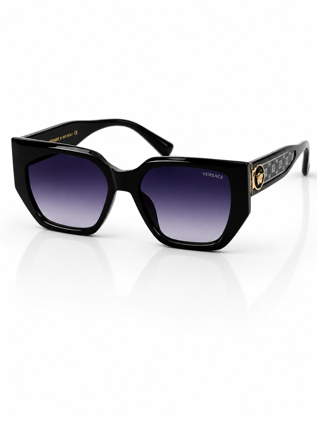 Versace - 9040 – 57 – Black Gradient – Acetate – Sunglasses – Ladies