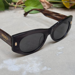 Fendi – 40125 - 50 – Textured – Acetate - Sunglasses – Ladies - Premium