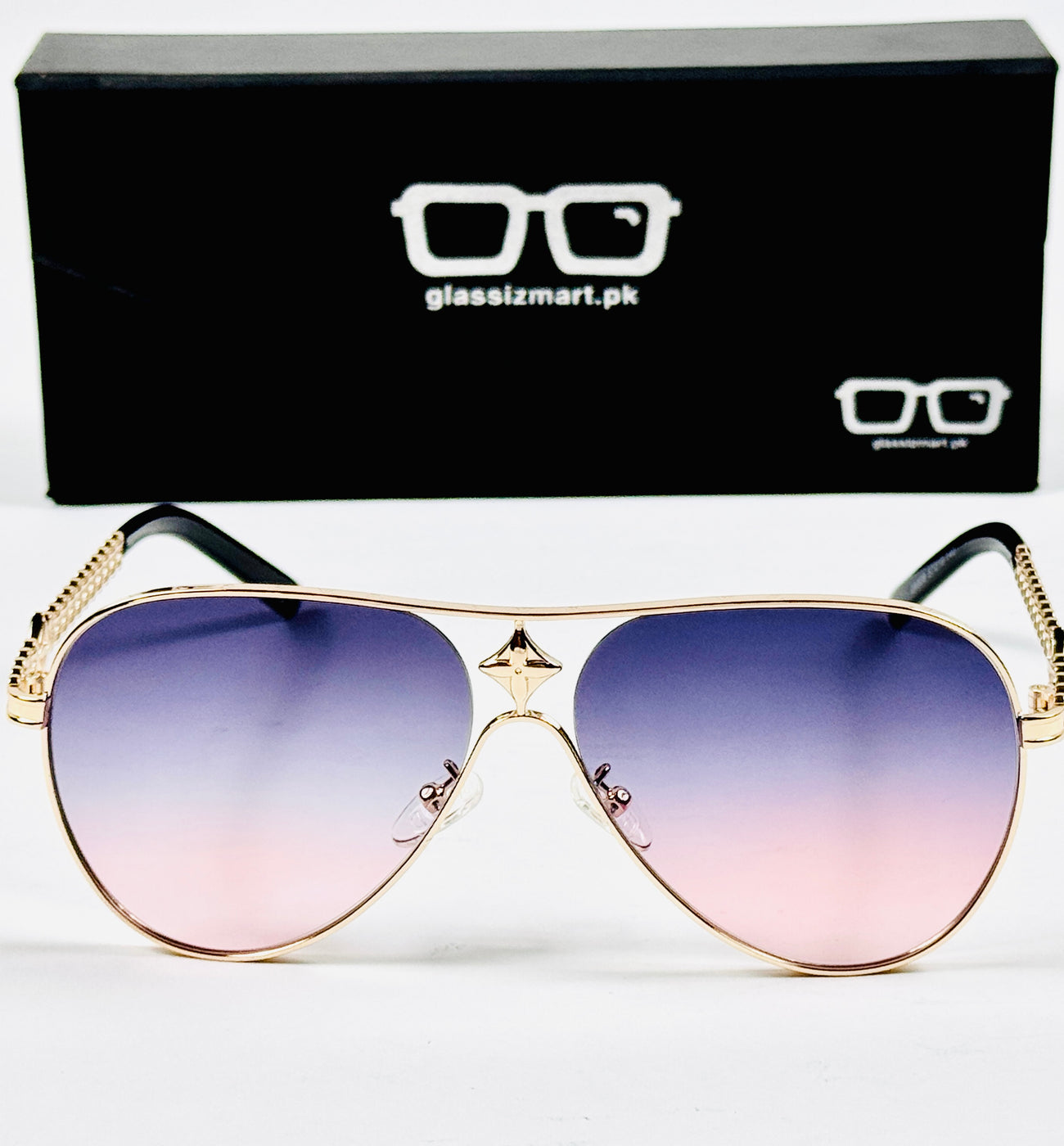 LV – 2A808 – 57 – Golden Pink Gradient – Metal - Sunglasses – Unisex