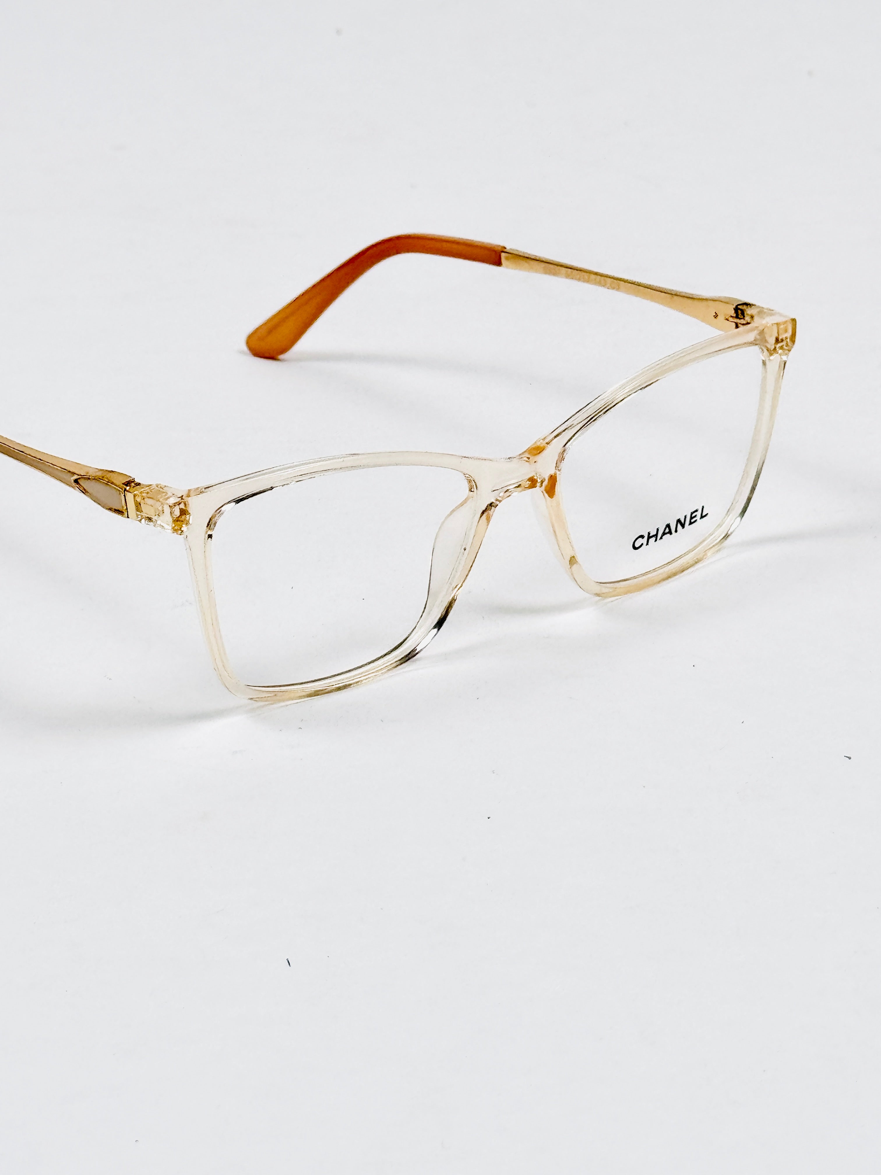 Chanel – 5527 – 55 - Orange – Acetate - Metal - Optics – Ladies