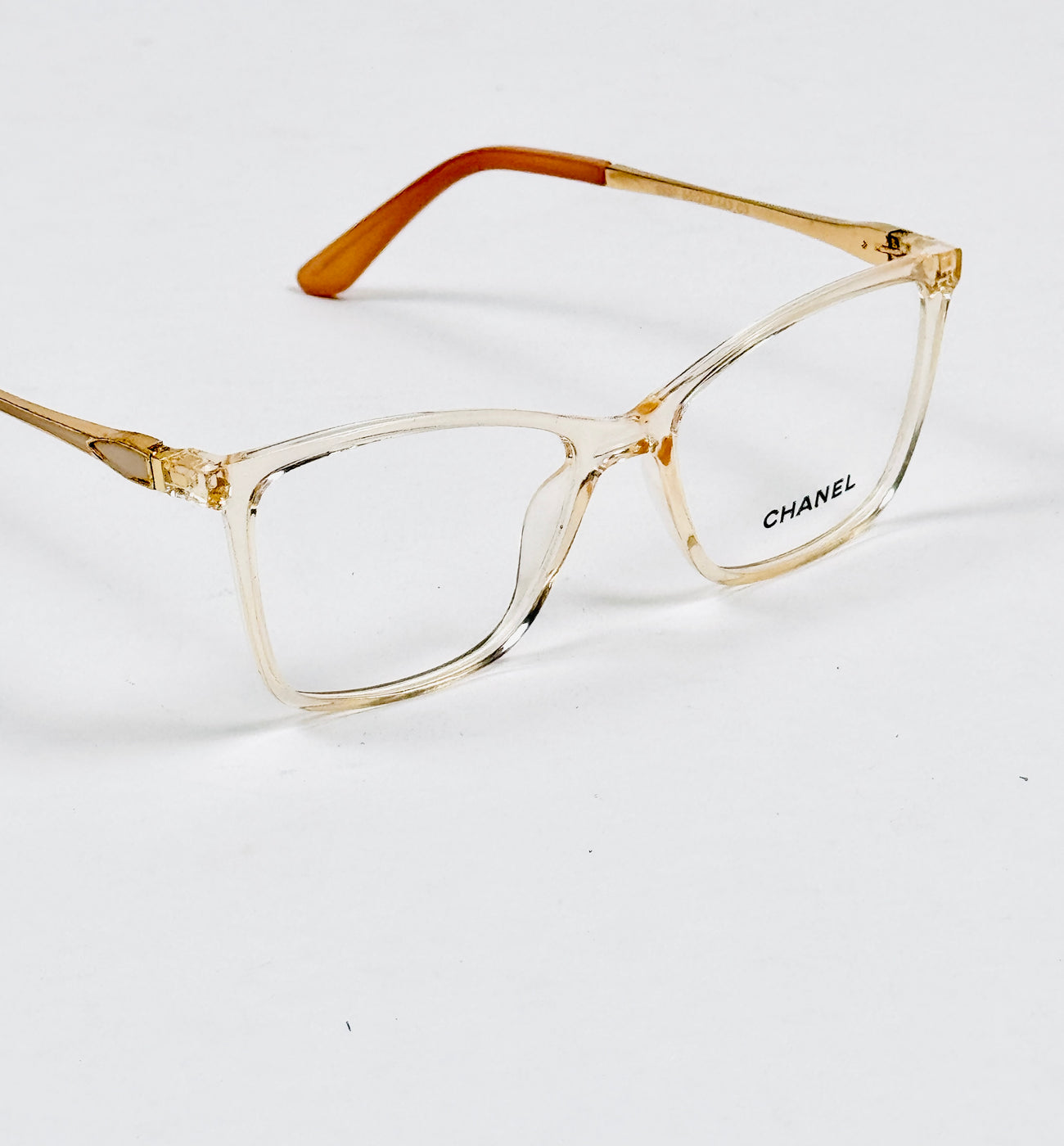Chanel – 5527 – 55 - Orange – Acetate - Metal - Optics – Ladies