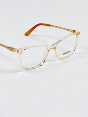 Chanel – 5527 – 55 - Orange – Acetate - Metal - Optics – Ladies