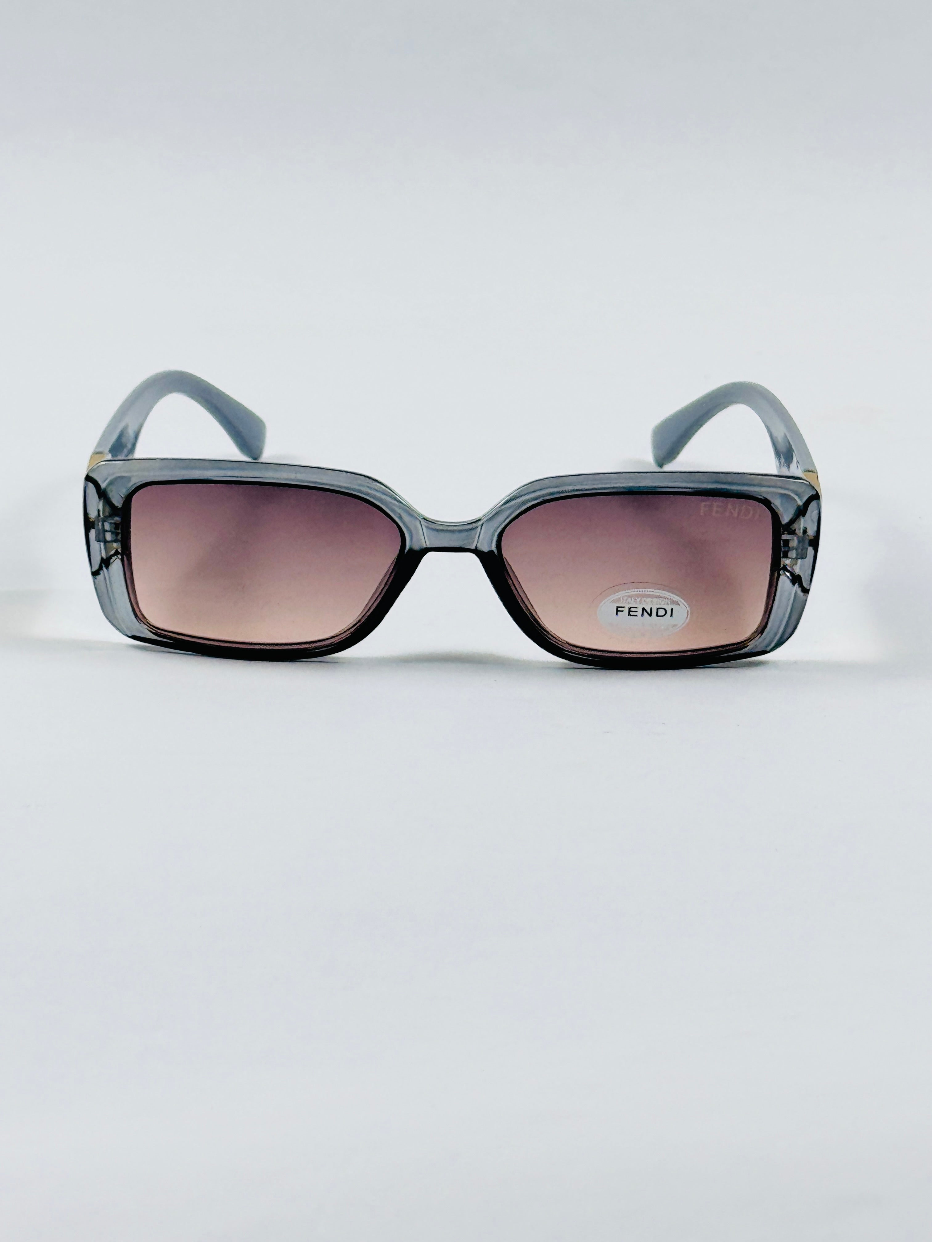 Fendi - 2301 – 55 – Grey – Acetate – Sunglasses – Ladies