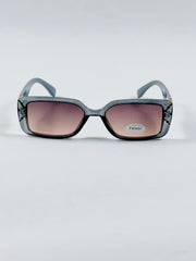 Fendi - 2301 – 55 – Grey – Acetate – Sunglasses – Ladies
