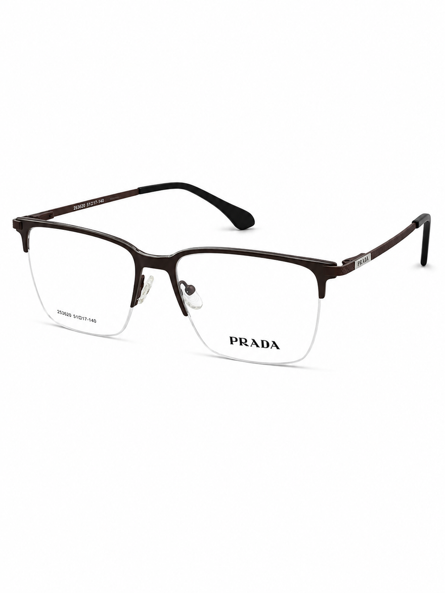 Prada – 253620 – 51 - Brown – Metal – Optics - Unisex