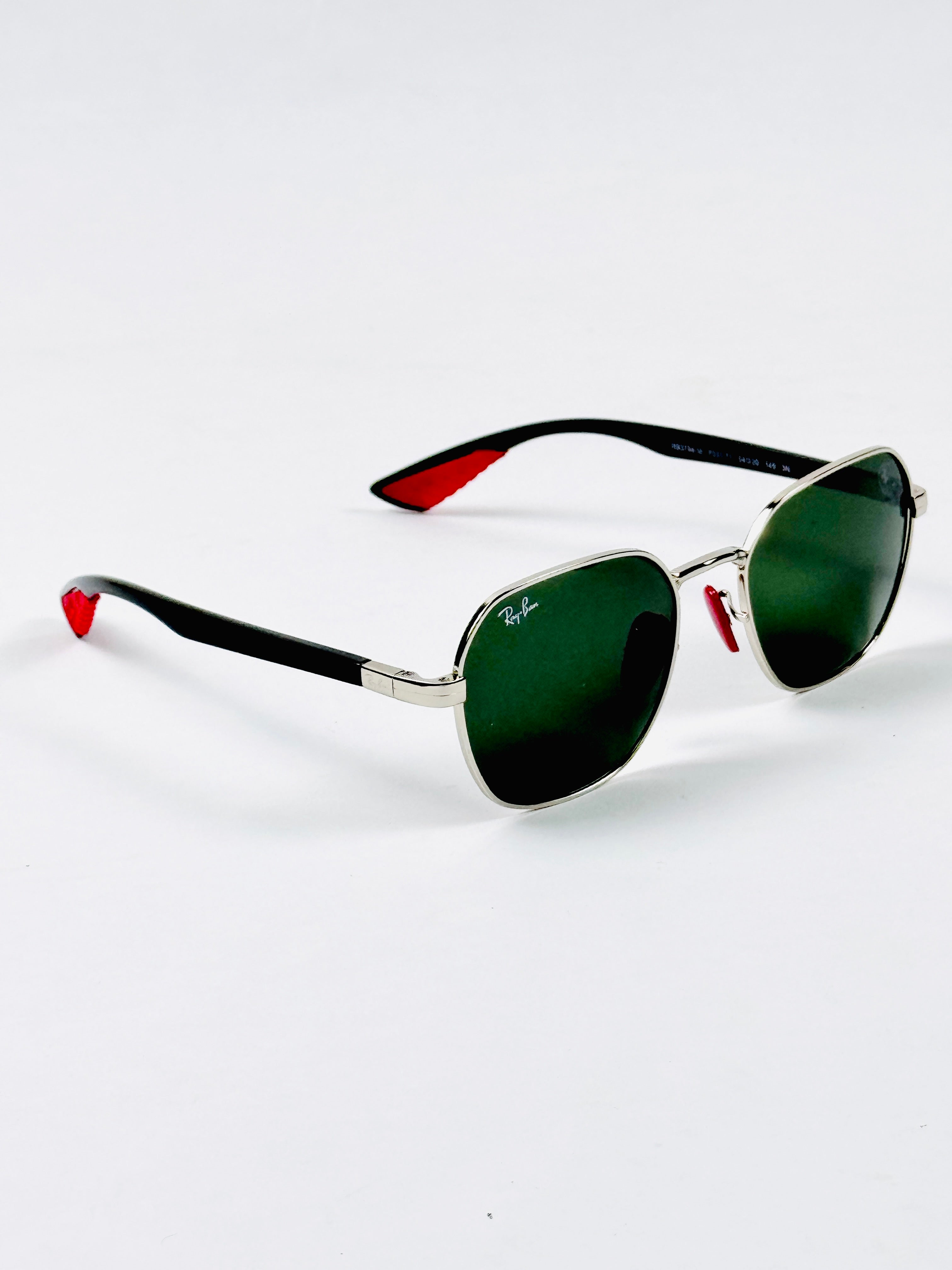 RayBan – 3794 – 54 – Silver Green –  Metal - Sunglasses – Unisex - Premium
