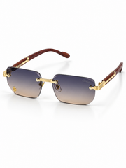 Cartier – 82200 – 51 – Multi – Rimless – Sunglasses – Unisex