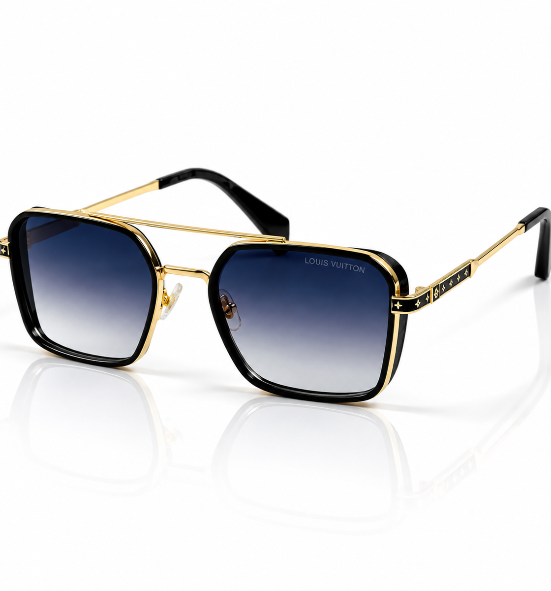 Cartier – 58448 - 57 – Golden Gradient – Metal – Sunglasses – Unisex