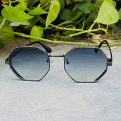 Louis Vuitton – 1938 – 57 – Grey Blue – Metal – Sunglasses – Ladies