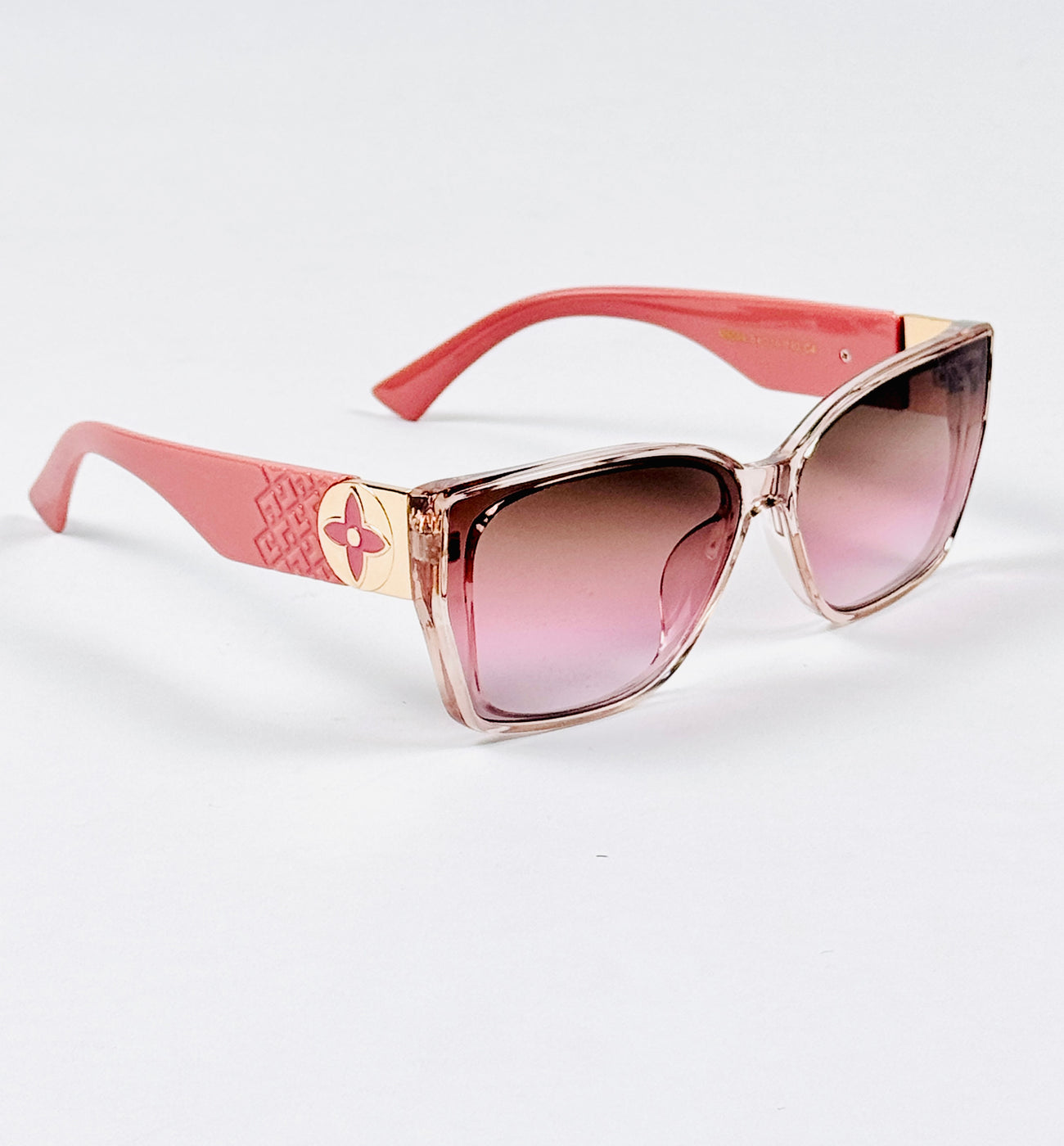Louis Vuitton - 9044 – 64 – Pink – Acetate – Sunglasses – Ladies