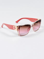 Louis Vuitton - 9044 – 64 – Pink – Acetate – Sunglasses – Ladies