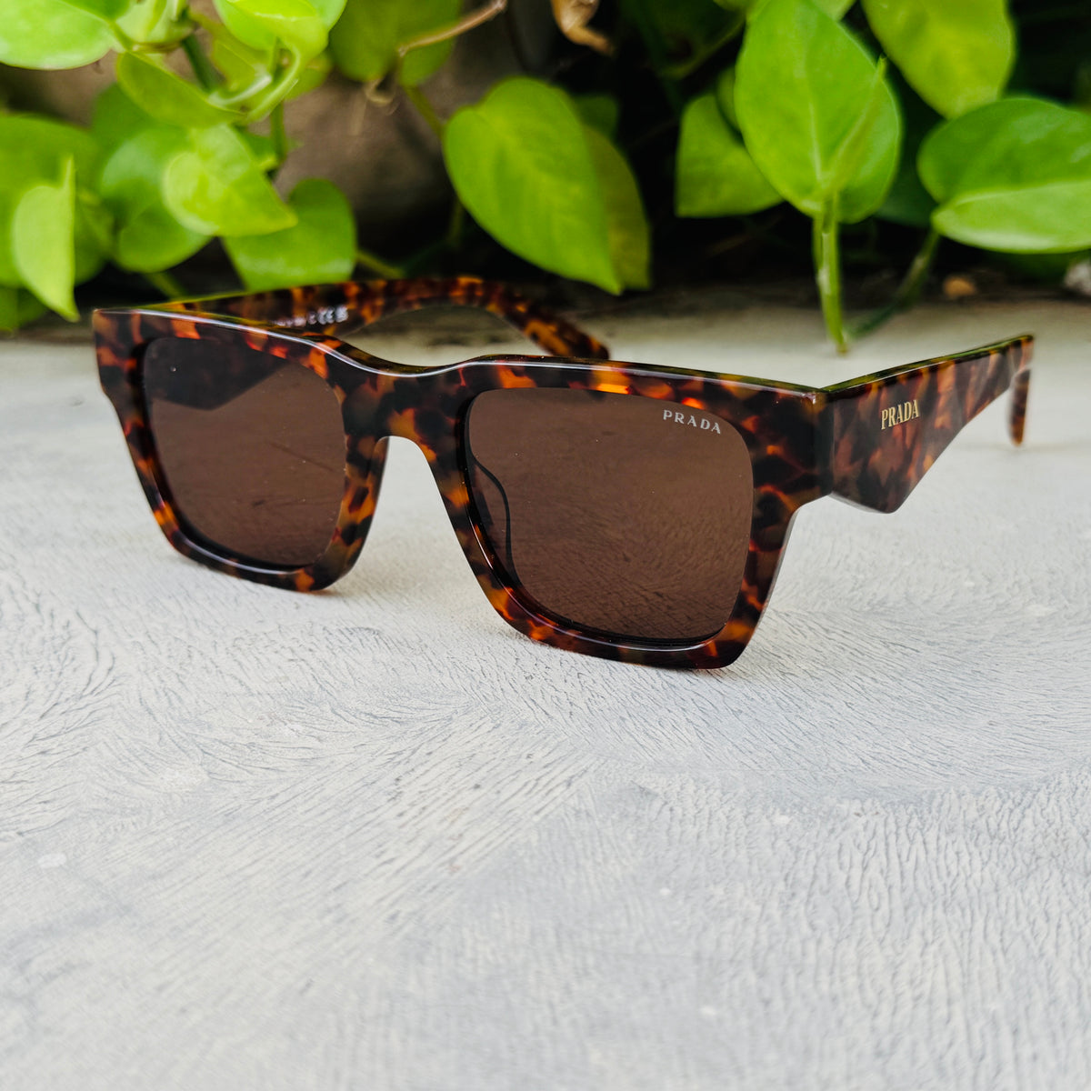 Prada – A06S - 50 – Tortoise – Acetate - Sunglasses – Unisex - Premium