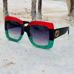 Gucci – 0083 - 55 – Multi - Acetate - Sunglasses – Ladies - Premium