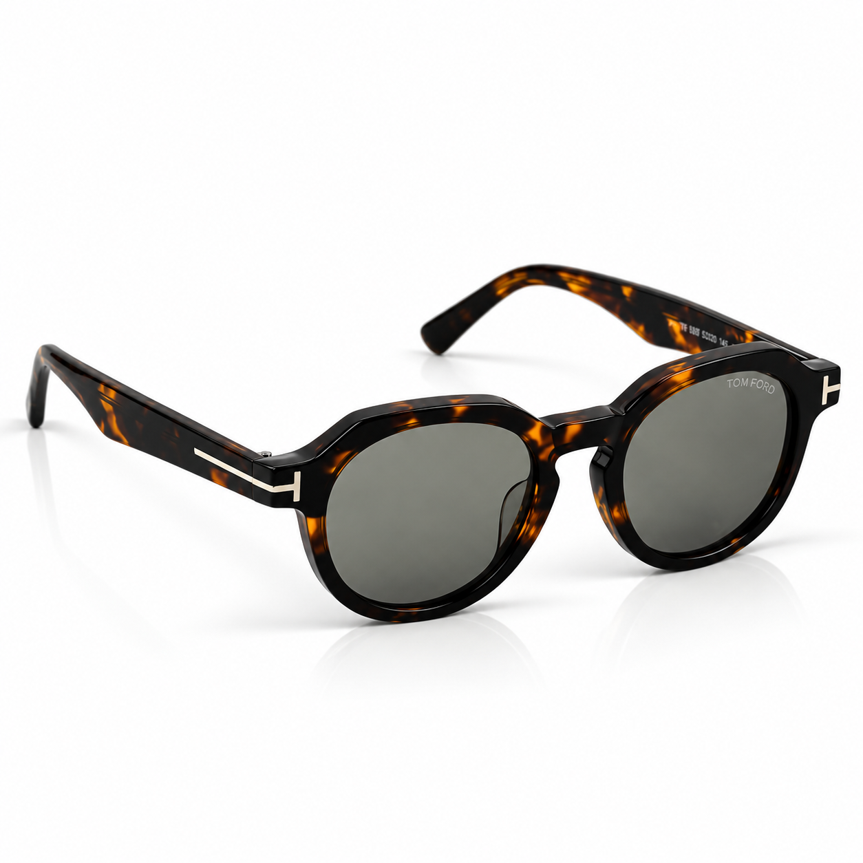 Tom Ford – 1358 - 49 – Tortoise Grey – Acetate - Sunglasses – Unisex - Premium