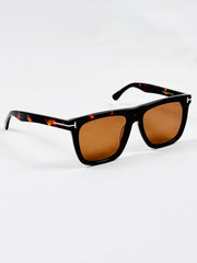 Tom Ford – 0513 - 57 – Tortoise –  Acetate - Sunglasses – Unisex - Premium