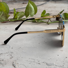 Louis Vuitton – 1700 - 65 – Golden Black – Metal - Sunglasses – Unisex - Premium