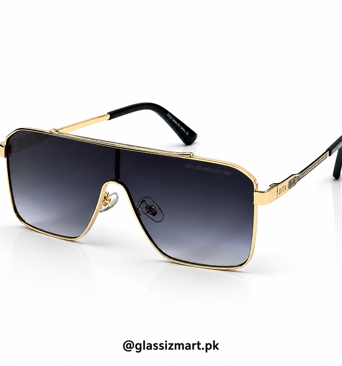Dita – 24074 – 60 – Golden Black Gradient  – Metal – Sunglasses – Unisex