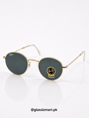Rayban – 3772 – 50 – Golden Black – Metal – Sunglasses – Unisex