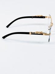 Rimless – 2343 – 53 – Golden –  Metal - Optics – Unisex (Transition)