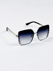 Chanel – 2204 – 56 – Black Gradient – Metal – Sunglasses – Ladies
