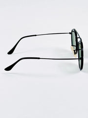 Ray Ban – 3647 – 51 – Black Green – Metal – Sunglasses – Unisex
