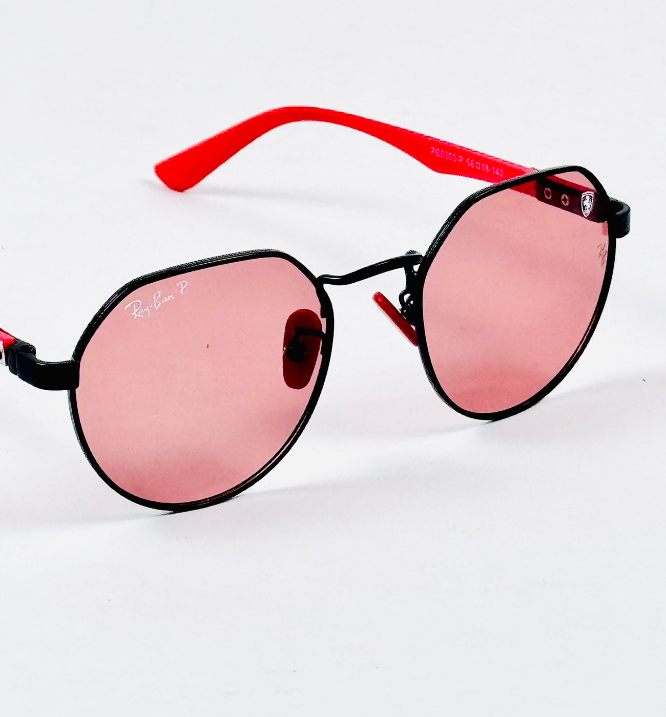 Rayban – 0303 – 56 – Red – Acetate – Sunglasses – Unisex