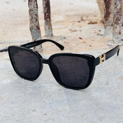 Hermes - 33120 – 60 – Black – Acetate – Sunglasses – Ladies