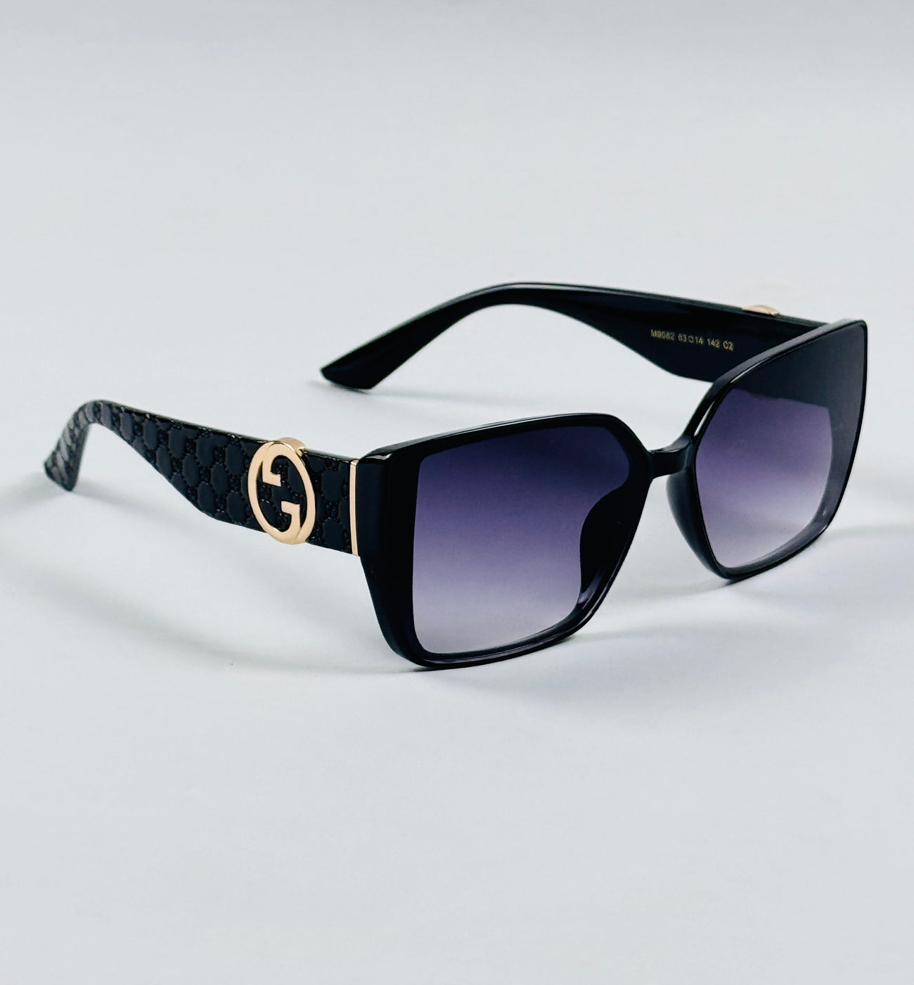 Gucci - 9082 – 63 – Black Gradient – Acetate – Sunglasses – Ladies